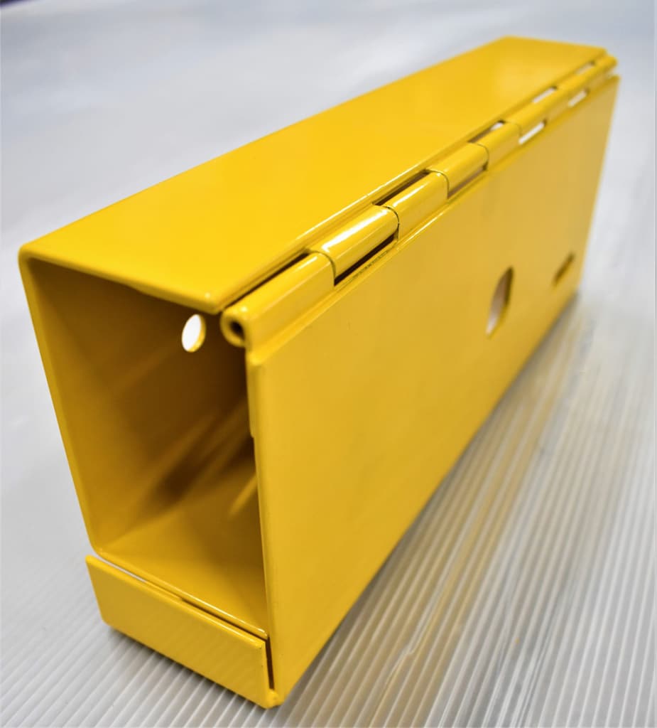 Lift components: Ladder lock safety cover